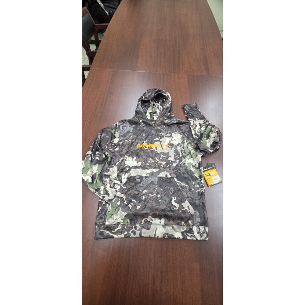 Muddy TRX Large Performance Hoodie In Veil Canyon Camo, Water Resistant, ...